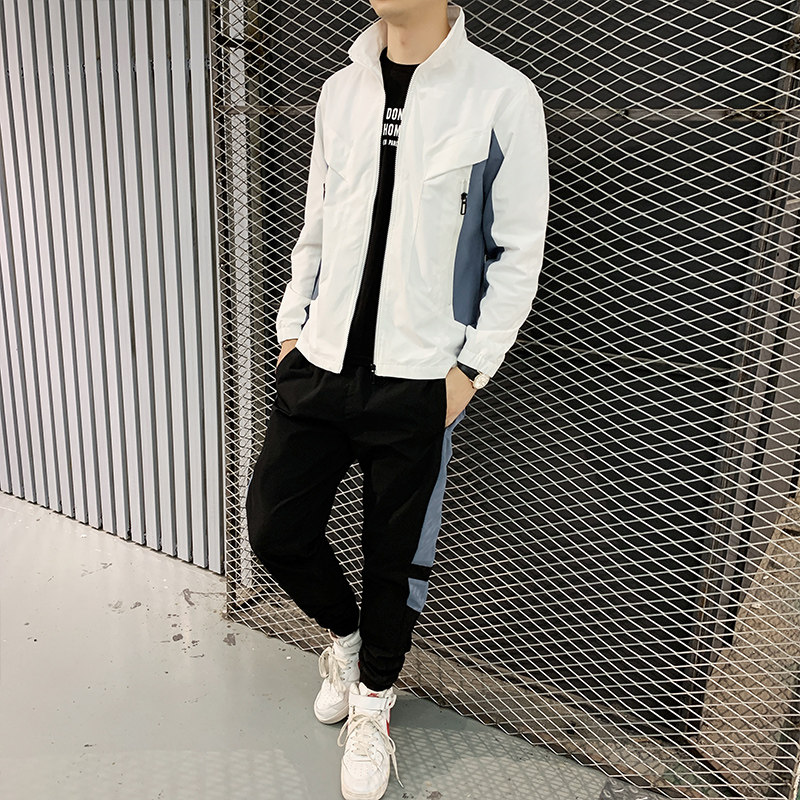 1秋季卫衣男潮流夹克套装男A210-TZ9381-P85，男装夹克，星座210-3