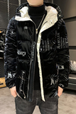棉衣男潮流时尚休闲棉衣外套冬季加厚棉服A210-MY2687-P115，男装棉衣，星座210-3