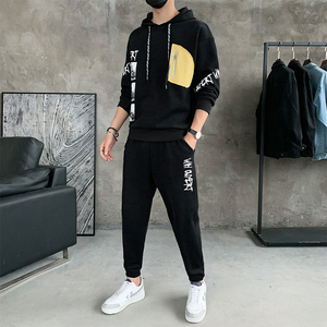 新款秋装上衣服男装一套时尚休闲套装卫衣套装A210-TZ9835-P65