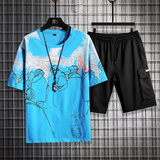 2025夏季短袖t恤男潮短裤套装两件套A210-TZ6839-P55,男装牛仔裤,星座210-3, 2025夏季短袖t恤男潮短裤套装两件套A210-TZ6839-P55,男装牛仔裤,星座210-3,