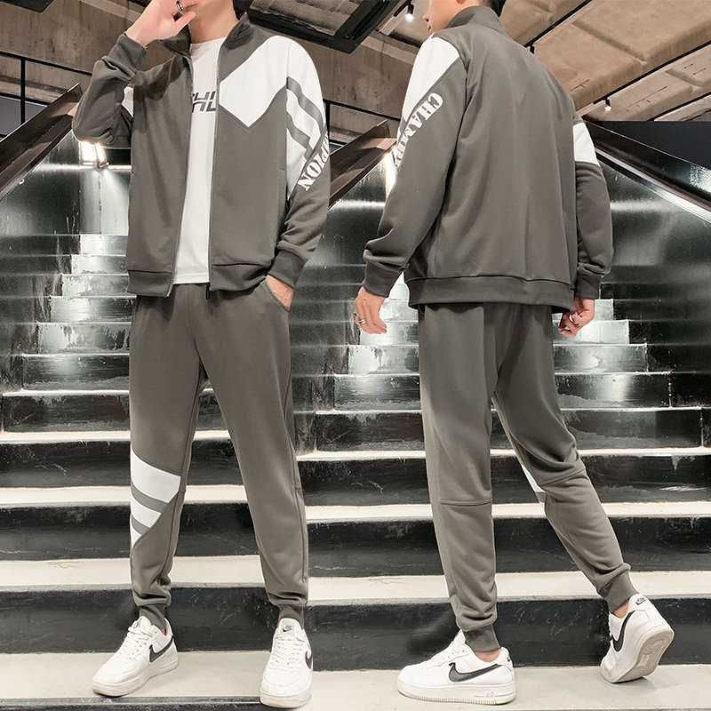 卫衣开衫运动休闲套装男TZ7311-P65图片