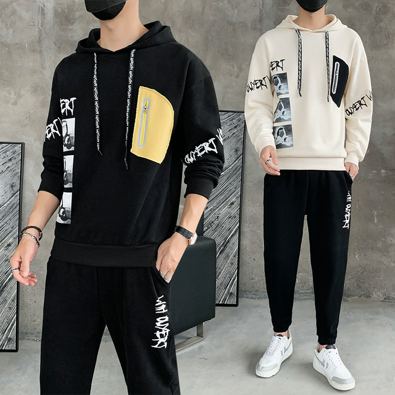 6秋季套装男潮流时尚休闲套装卫衣套装A210-TZ9835-P65图片