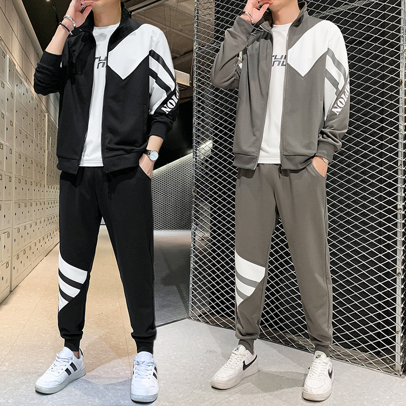 时尚立领运动休闲卫衣套装男TZ7311-P65图片