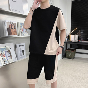 3夏季短袖短裤男套装潮流时尚休闲套装A210-TZ8203-P65图片