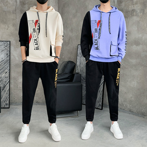 春秋款卫衣男孩外套学生运动套装潮流帅气秋装A210-TZ9837-P65图片