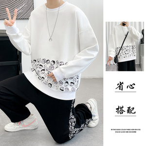 1秋季套装男港风潮流套装A210—TZ8806-P75图片