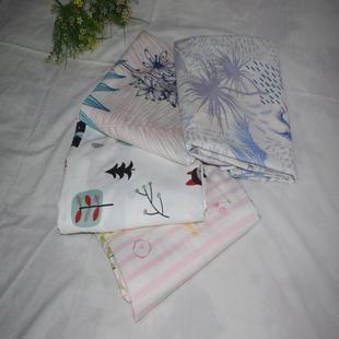 出口剩余尾单纯棉床单长绒棉双单人活性印染舒适软亲床品田园清仓