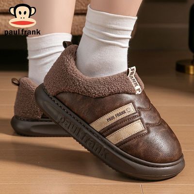 大嘴猴正品新款包跟时尚棉鞋外穿