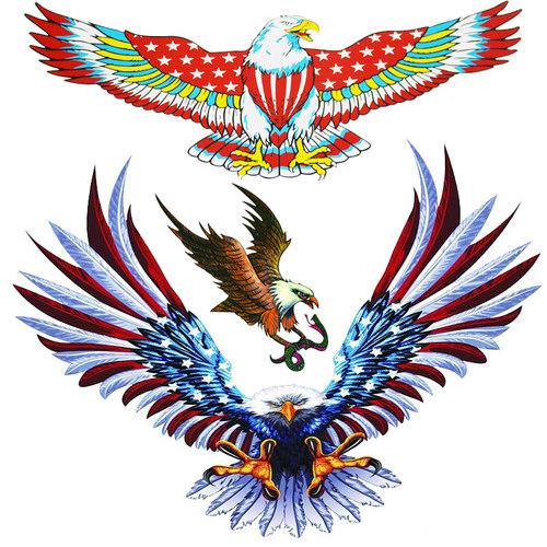 汽车贴纸个性动物车贴老鹰装饰贴花车身划痕遮挡前盖侧门后档贴