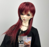 凯哥哥bjd娃娃假毛3分小3分大叔sd娃娃超软丝软高温丝假发狼尾发