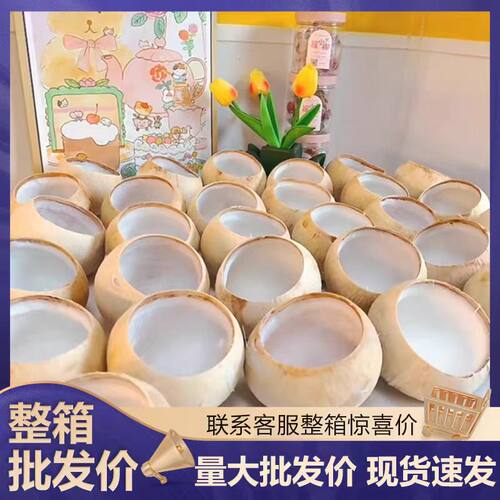 泰国椰皇壳榴莲甜品奶茶用