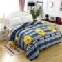 Chăn bông đơn bìa đôi 150x200x230 hè nam nữ 1.5m1.8 độc thân gối ngủ sinh viên - Quilt Covers 	chăn phao siêu ấm	