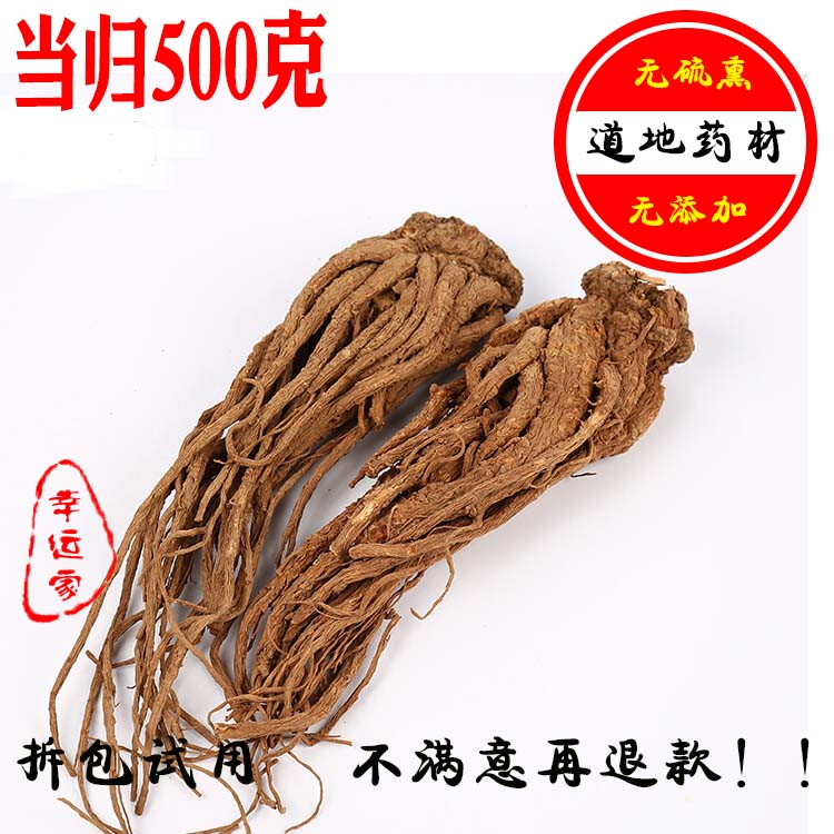 新货甘肃当归500克包邮农家全当归全归粉党参黄芪茶当归个非250克