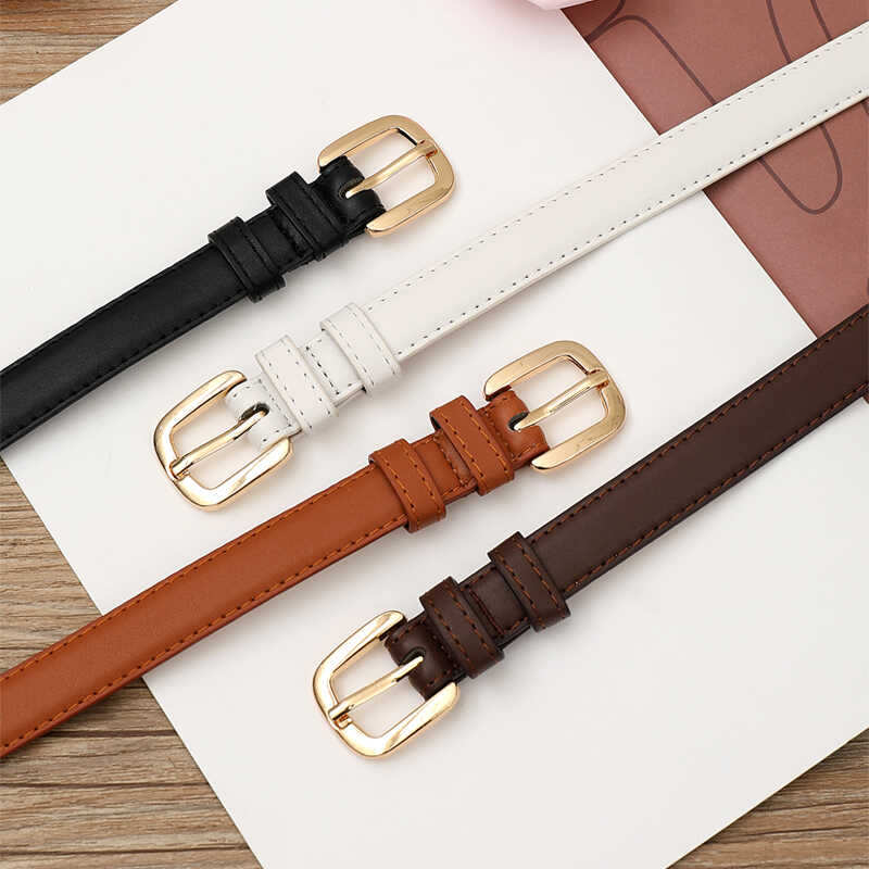 【超百搭！超时尚】细腰带女装饰小皮带女式款窄牛仔裤带简约韩版