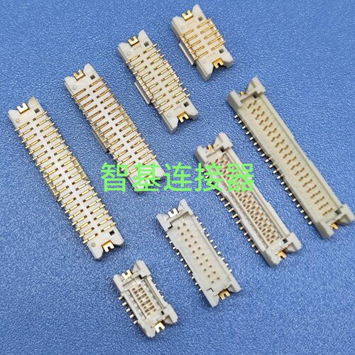 DF13 1.25mm间距镀金双排立贴连接器DF13针座DF13EA-30DP-1.25V