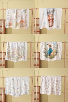 Melandbebe竹棉7A抗菌纱布婴儿洗澡吸水新生浴巾儿童初生宝宝盖毯