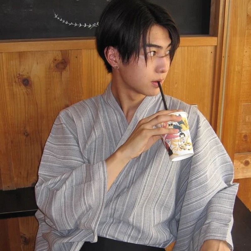 影楼日本传统男士和服浴衣写真服