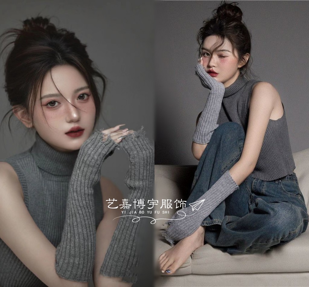 少女个性艺术照摄影服装