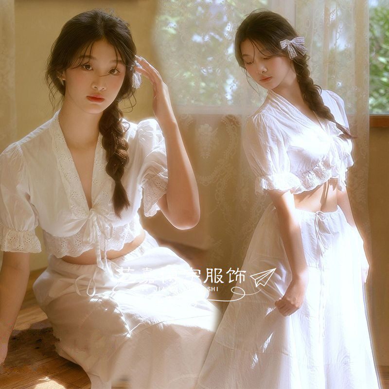 森系女生简约复古清新少女艺术照