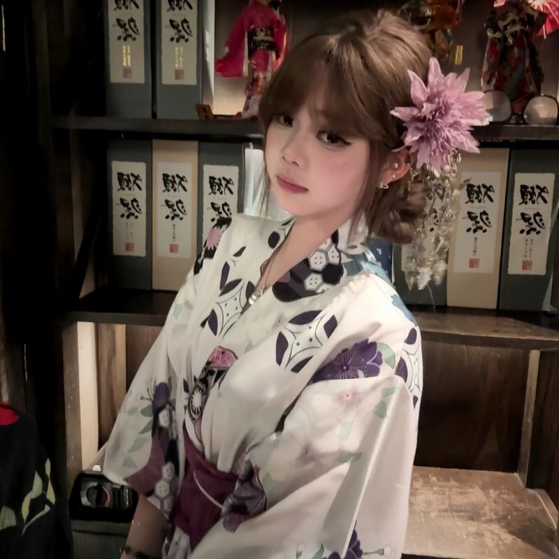 影楼神明少女和服女正装写真服