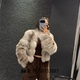 狐狸毛皮毛一体皮草外套女 2026新品 短款 价私