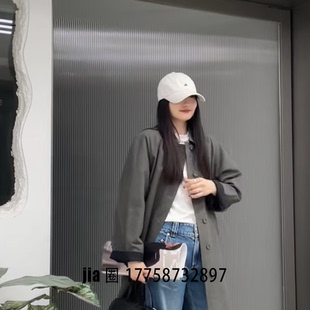 价私 军绿色风衣外套女 2026早春新品 中长款