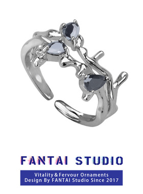 FANTAI四件套戒指2022新款女轻奢高级设计感小众精致冷淡风首饰潮