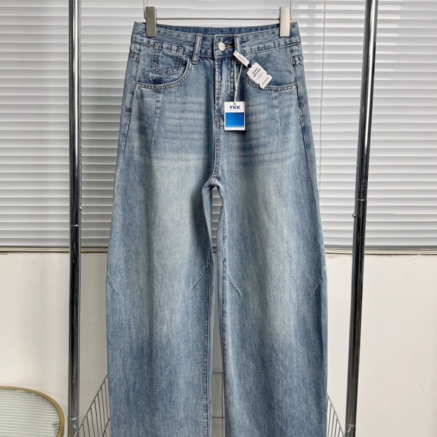 JCMM JANE 0627ML天丝窄版阔腿牛仔裤3092-7023