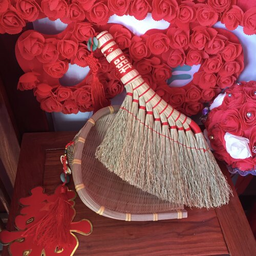 手工扫炕扫把套装结婚搬家床刷子