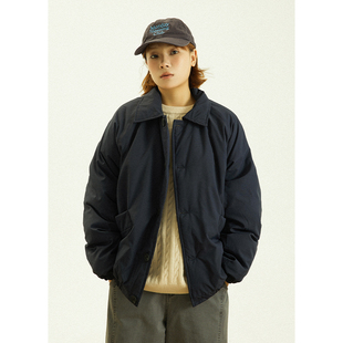 GoodNorth日系复古翻领棉服外套男女款冬季加厚保暖工装夹克棉衣