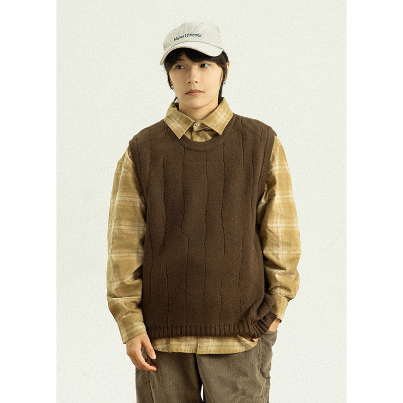 GoodNorth秋冬复古坎肩背心男女款内搭马甲针织无袖纯色叠穿上衣,女装/女士精品,马夹,淘宝优惠券,粉丝福利购,淘宝优惠卷