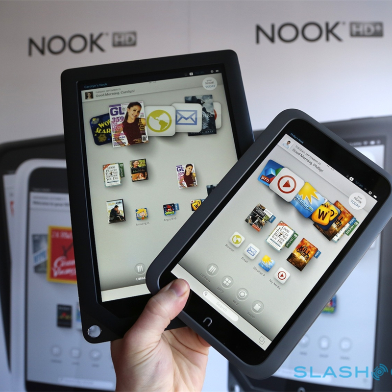 美国巴诺nookHD9寸7寸彩屏电子阅读器平板电脑看漫画PDF视频高清
