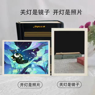 罗小黑战记无限风息动画周边灯光画镜子相框创意礼物摆件夜灯定制