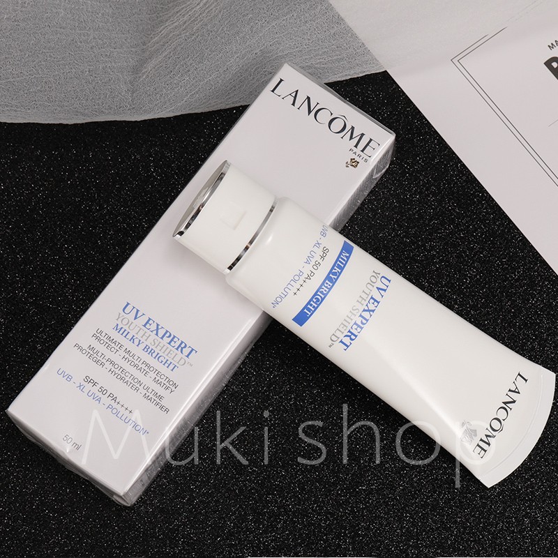 口碑款兰蔻防晒霜SPF50+清爽滋润型UV隔离小白管滋润空气感防晒乳
