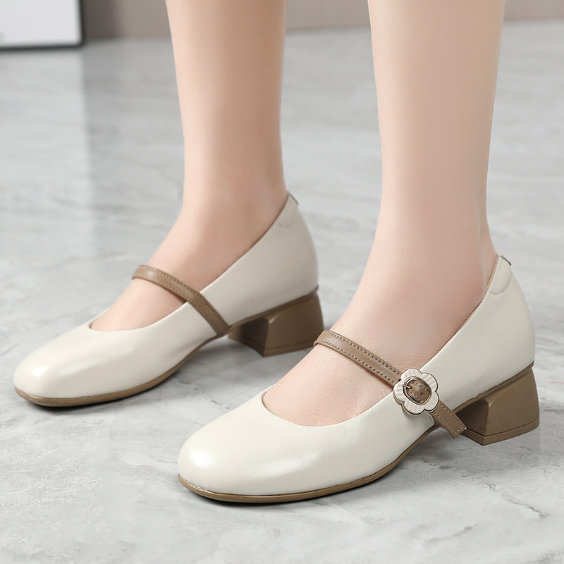 小码女鞋子313233一字带玛丽珍鞋