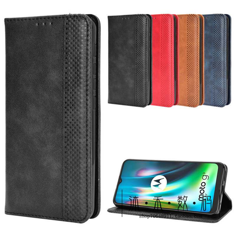 适用于摩托罗拉G9Play手机壳Motorola G9手机套翻盖插卡保护皮套