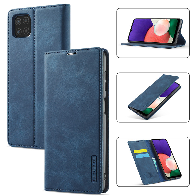 适用于三星A22手机壳5G真皮SM-A226B保护套Galaxy A22翻盖式皮套