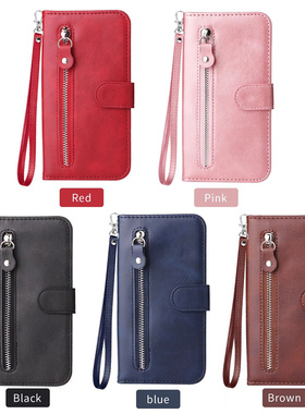 适用于华为 P Smart Z/Y9 Prime 2019/畅享10 Plus手机套拉链钱包电话保护套翻盖皮套软硅胶外壳防摔插卡支架