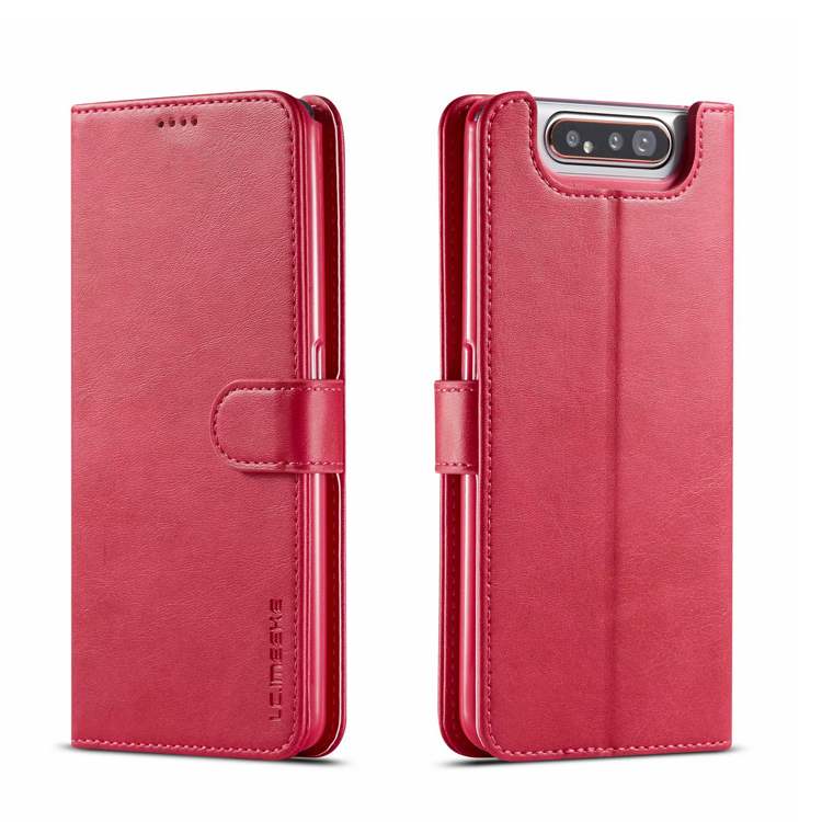 适用于三星A80手机壳SM-A8050皮套Galaxy A90保护套翻盖复古牛皮