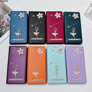 适用于Nothing CMF Phone 1 2 2A 3 3A Pro Lite手机套防摔翻盖式保护皮套软硅胶TPU外壳手工镶钻时尚可爱女