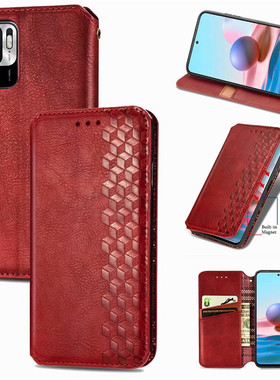 适用于红米note10手机壳5g版note10t保护套poco m3pro翻盖式皮套