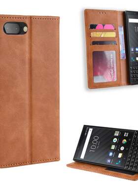 适用于黑莓Key2手机壳 Blackberry黑莓Keytwo手机套翻盖式保护套