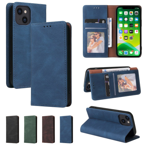 适用于苹果13mini手机套iphone13pro max翻盖保护皮套强磁吸附壳