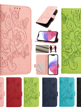 适用于TCL 20R/Bremen 5G/20AX 5G手机壳软硅胶全包翻盖式保护套防摔插卡皮套支架压花纹PU时尚简约男女款ins