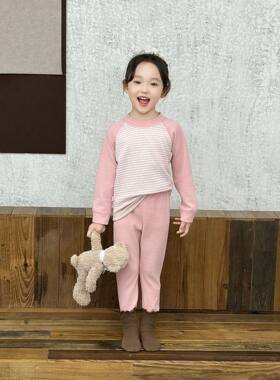 儿童校服神器保暖内衣套装韩版打底  秋冬新款加厚秋衣秋裤家居服