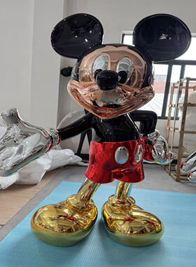 客厅带灯落地米奇摆件家