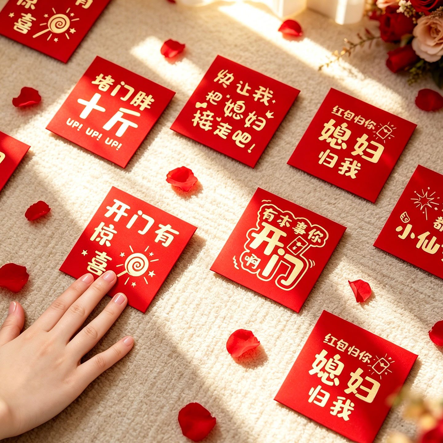 结婚接亲百元红包专用小号拦门个性创意婚礼堵门红包袋2元利是封