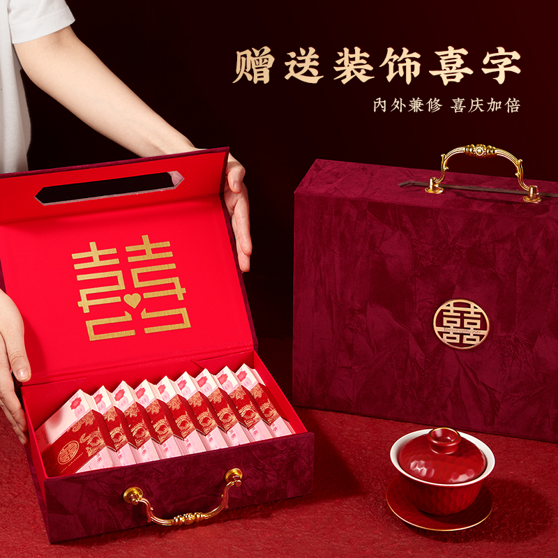 彩礼钱盒子结婚聘礼盒10万20万