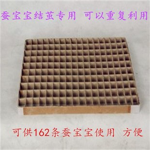 蚕宝宝结茧方格 吐丝簇专用结茧道具吐丝簇养蚕方格桑叶重复使用