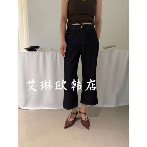 卡蔓enxi韩标2960-1秋喇叭裤牛仔